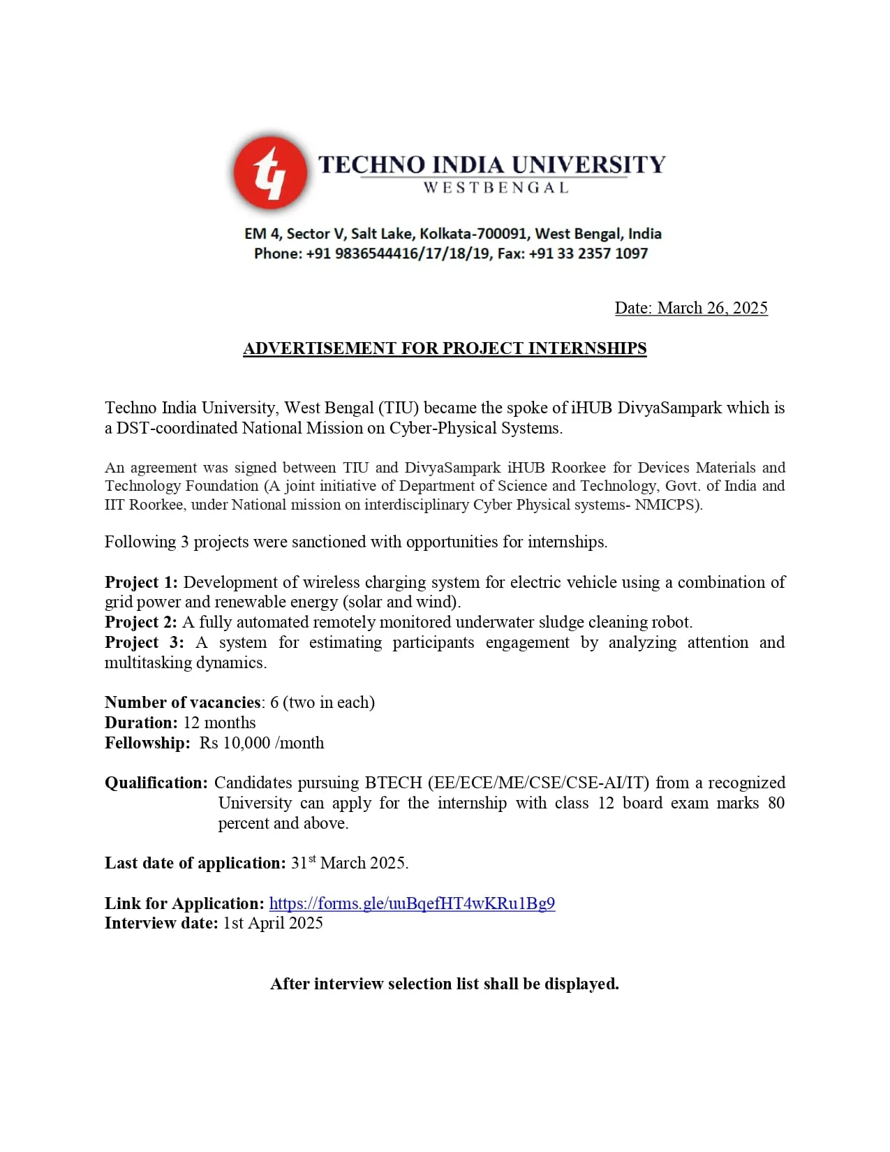Internship Document Preview